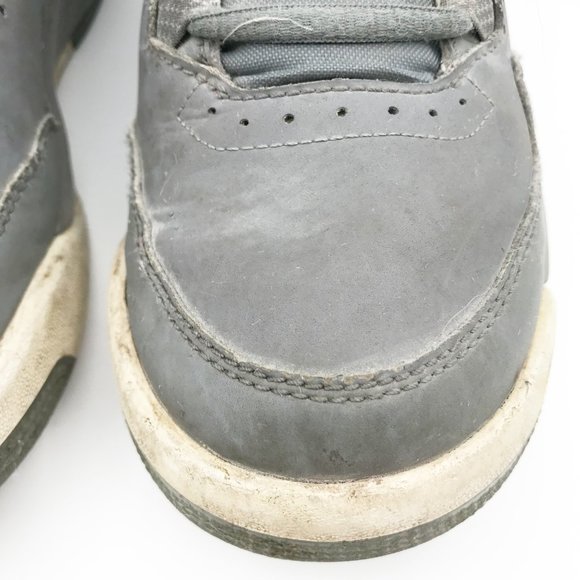 AIR JORDANS Flight Kids Gray High Top Sneakers Youth 4.5 - Picture 6 of 14